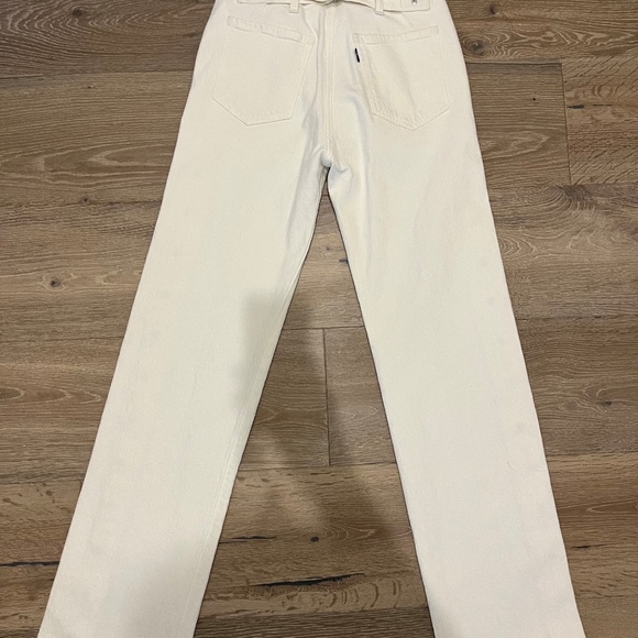 Levis White Button Down Pants - Picture 5 of 7